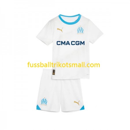Fußballtrikots Olympique Marseille Kinder 2023-2024 Kurzarm Heimtrikotsatz kaufen